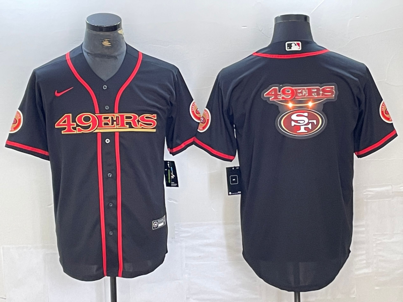 Men's San Francisco 49ers Black Joint Edition Jersey